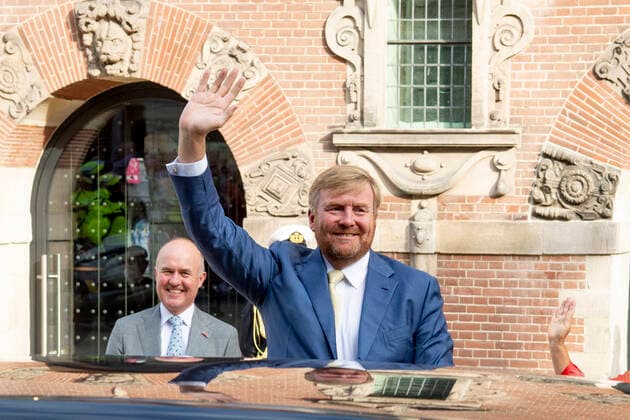 07-09-2021 Bolsward King Willem-Alexander attend the opening of the Culture Historic Center De Tiid in Bolsward. Â  Copyright: xPPEx
