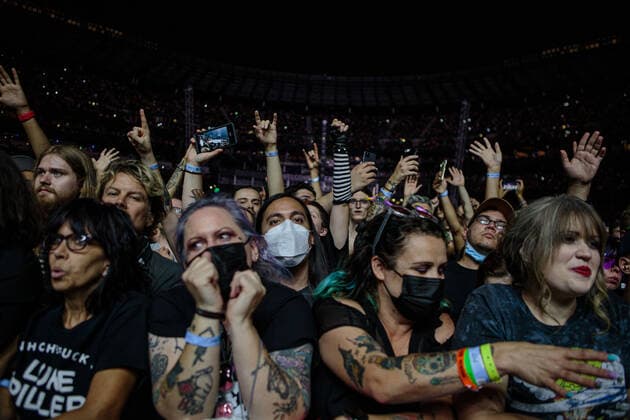 September 6, 2021, Seattle, Washington, USA: Seattle, WA - SEPTEMBER 06, 2021 : Rock band Green Day performs to a sold out crowd during the Hella Mega Tour at T-Mobile Park on September 06, 202 1 in Seattle, Washington. Photo Xander Deccio imageSPACE Seattle USA - ZUMAs181 20210906_zea_s181_196 Copyright: xImagespacex