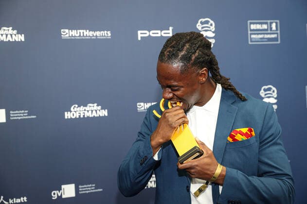 GERMAN ACTING PRIZE 2021 Award Winner Eugene Boateng German Acting Prize 2021 Award Ceremony at Spindler and Klatt in Berlin Copyright: xEventpressxRadkex