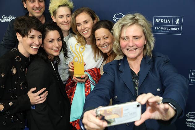 DEUTSCHER SCHAUSPIELPREIS 2021 Award Ceremony Award Winners ActOut and Queer Media Society German Acting Award 2021 at Spindler and Klatt in Berlin Copyright: xEventpressxRadkex