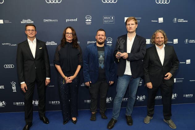 DEUTSCHER SCHAUSPIELPREIS 2021 Award Winners Fairness Award Short Film The Best Orchestra and Laudators Natalia Wörner German Acting Award 2021 Award Ceremony at Spindler and Klatt in Berlin Copyright: xEventpressxRadkex