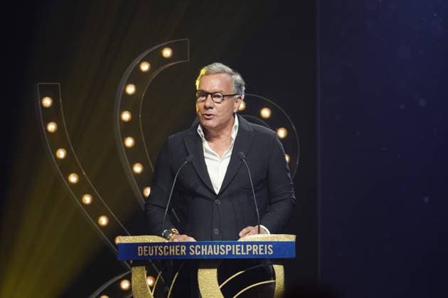 DEUTSCHER SCHAUSPIELPREIS 2021 award ceremony Nico Hofmann at the DEUTSCHER SCHAUSPIELPREIS 2021 award ceremony at Spindler und Klatt in Berlin Copyright: xEventpressx
