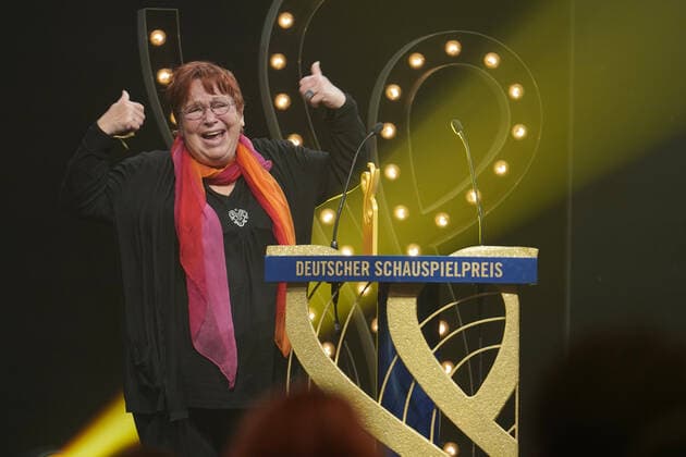 DEUTSCHER SCHAUSPIELPREIS 2021 award ceremony Walfriede Schmitt at the DEUTSCHER SCHAUSPIELPREIS 2021 award ceremony at Spindler und Klatt in Berlin Copyright: xEventpressx
