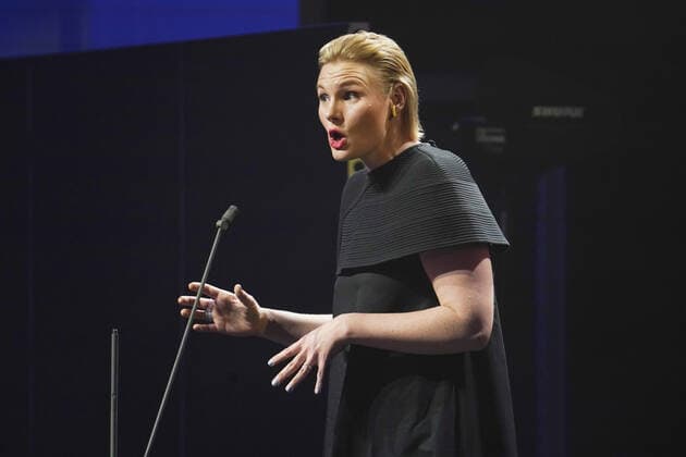 DEUTSCHER SCHAUSPIELPREIS 2021 award ceremony Rosalie Thomass at the DEUTSCHER SCHAUSPIELPREIS 2021 award ceremony at Spindler und Klatt in Berlin Copyright: xEventpressx
