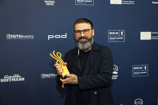 GERMAN ACTING PRIZE 2021 Award Winner Nicola Devico Mamone German Acting Prize 2021 Award Ceremony at Spindler and Klatt in Berlin Copyright: xEventpressxRadkex