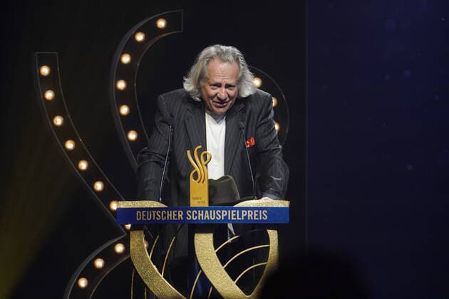 DEUTSCHER SCHAUSPIELPREIS 2021 Klaus Pohl at the DEUTSCHER SCHAUSPIELPREIS 2021 award ceremony at Spindler und Klatt in Berlin Copyright: xEventpressx