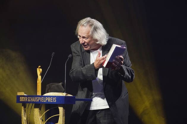 DEUTSCHER SCHAUSPIELPREIS 2021 Klaus Pohl at the DEUTSCHER SCHAUSPIELPREIS 2021 award ceremony at Spindler und Klatt in Berlin Copyright: xEventpressx