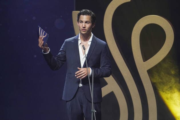 DEUTSCHER SCHAUSPIELPREIS 2021 award ceremony Tim Oliver Schultz at the DEUTSCHER SCHAUSPIELPREIS 2021 award ceremony at Spindler und Klatt in Berlin Copyright: xEventpressx
