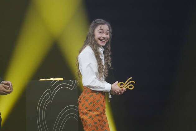 DEUTSCHER SCHAUSPIELPREIS 2021 award ceremony Hannah Schiller at the DEUTSCHER SCHAUSPIELPREIS 2021 award ceremony at Spindler und Klatt in Berlin Copyright: xEventpressx