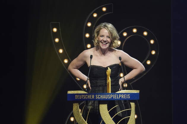 DEUTSCHER SCHAUSPIELPREIS 2021 award ceremony Katrin Wichmann at the DEUTSCHER SCHAUSPIELPREIS 2021 award ceremony at Spindler und Klatt in Berlin Copyright: xEventpressx