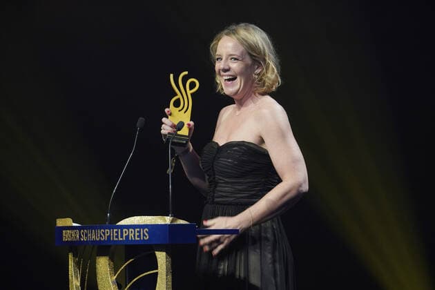 DEUTSCHER SCHAUSPIELPREIS 2021 award ceremony Katrin Wichmann at the DEUTSCHER SCHAUSPIELPREIS 2021 award ceremony at Spindler und Klatt in Berlin Copyright: xEventpressx