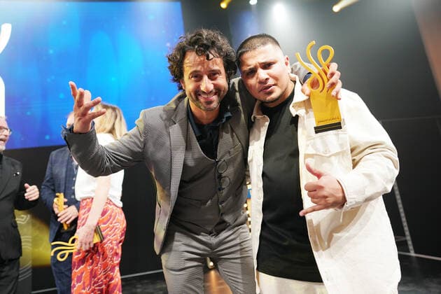 DEUTSCHER SCHAUSPIELPREIS 2021 award ceremony Serkan Kaya at the DEUTSCHER SCHAUSPIELPREIS 2021 award ceremony at Spindler und Klatt in Berlin Copyright: xEventpressx