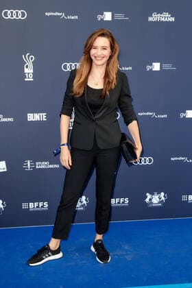 DEUTSCHER SCHAUSPIELPREIS 2021 Katrin Bauerfeind on the red carpet at the German Acting Award ceremony at Spindler Klatt in Berlin Copyright: xEventpressxGolejewskix