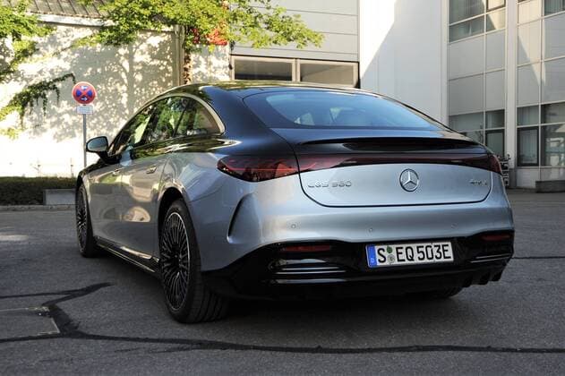IAA Mobility (Internationale Automobil Ausstellung) 2021 in Muenchen. Foto: Mercedes EQS 580 4 Matic Allrad *** IAA Mobility International Motor Show 2021 in Munich Photo Mercedes EQS 580 4 Matic Allrad