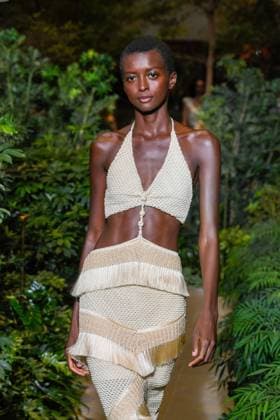 September 8, 2021, NEW YORK, United States: A model walks the runway at the PatBo fashion Show during NYFW (New York Fashion Week). .The Shows at Le Pavillon in New York City. NEW YORK United States - ZUMAs197 20210908_zaa_s197_423 Copyright: xRonxAdarx