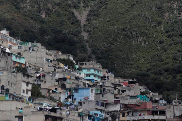Landslide At Cerro Del Chiquihuite, Tlalnepantla De Baz, Mexico. Panoramic view of Cerro del Chiquihuite, in Tlalnepantla, State of Mexico, where a landslide was recorded that buried several homes and cars in the area during the COVID-19 health emergency and the orange epidemiological traffic light in the municipality. Tlalnepantla de Baz, State of Mexico. Mexico vieyra-notitle210910_nphiy  Copyright: xGerardoxVieyrax