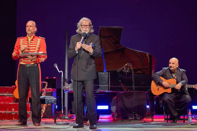 Helge Schneider live as part of the concert series Back on Stage at the Gilde Parkbühne Hannover, 10 09 21 Foto:xU.xStammx xFuturexImage