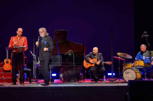 Helge Schneider live as part of the concert series Back on Stage at the Gilde Parkbühne Hannover, 10 09 21 Foto:xU.xStammx xFuturexImage