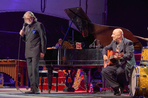 Helge Schneider live as part of the concert series Back on Stage at the Gilde Parkbühne Hannover, 10 09 21 Foto:xU.xStammx xFuturexImage