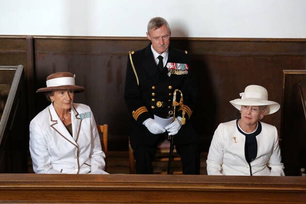 10-09-2021 Denmark Queen Margrethe attend a church concert on the occasion of Holmen s provost and provost of war, Ejgil Bank Olesen™s farewell in Denmark. Â  Copyright: xPPEx