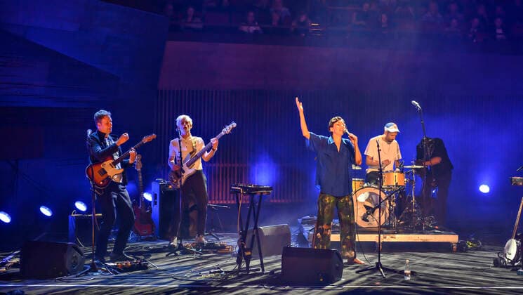 Lucky Lo on stage during the P6 BEAT Rocker Concert Hall Saturday, September 11, 2021 For the eighth time, P6 holds the radio channel P6 BEAT Rocker Concert Hall, where the best the Danish music scene can perform playing live in the DR Concert Hall The show is also a celebration of P6 BEATs 10th birthday, Copenhagen  Copyright: TorbenxChristensen TorbenxChristensenx COP600 str spdk20210912-030451-L