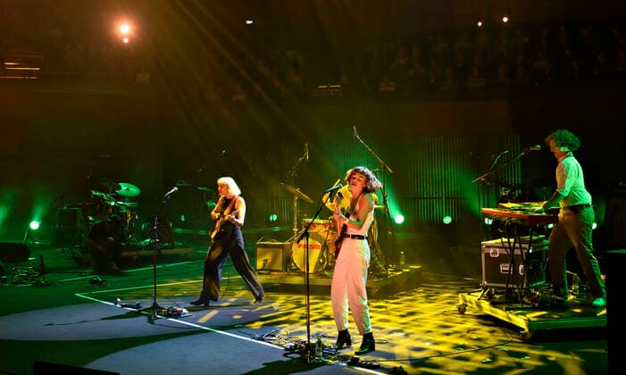 The group Prisma on stage during the P6 BEAT Rocker Concert Hall on Saturday 11 September 2021 For the eighth time, P6 is holding the radio channel P6 BEAT Rocker Koncerthuset, where the best the Danish music scene can perform playing live in the DR Concert Hall. Copenhagen  Copyright: TorbenxChristensen TorbenxChristensenx COP600 str spdk20210912-030515-L