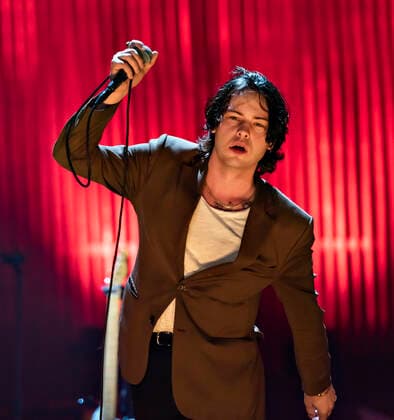 The group Iceage on stage during the P6 BEAT Rocker Concert Hall on Saturday 11 September 2021 For the eighth time, P6 holds the P6 BEAT Rocker Concert Hall, where the best Danish music scene can perform live in the DR Concert Hall The show is also a celebration of P6 BEATs 10th birthday, Copenhagen  Copyright: TorbenxChristensen TorbenxChristensenx COP600 str spdk20210912-030525-L
