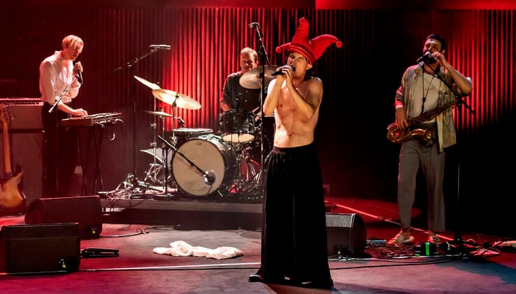 Bisse on stage during the P6 BEAT Rocker Concert Hall Saturday, September 11, 2021 For the eighth time, P6 holds the radio channel P6 BEAT Rocker Concert Hall, where the best the Danish music scene can perform playing live in the DR Concert Hall The show is also a celebration of P6 BEATs 10th birthday, Copenhagen  Copyright: TorbenxChristensen TorbenxChristensenx COP600 str spdk20210912-030626-L