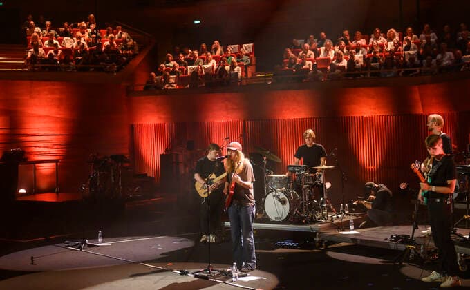 Girl in Red on stage during P6 BEAT Rocker Koncerthuset Saturday 11 September 2021 For the eighth time, P6 is holding the P6 BEAT Rocker Koncerthuset radio channel, where the best the Danish music scene can perform live in DR Koncerthuset The show is also a celebration of P6 BEATs 10 year birthday , Copenhagen  Copyright: TorbenxChristensen TorbenxChristensenx COP600 str spdk20210912-030726-L