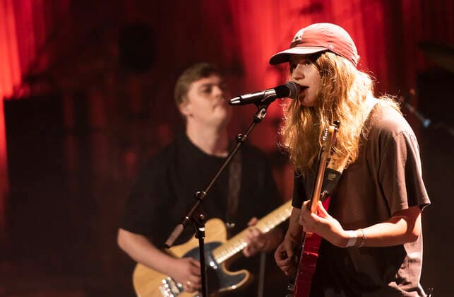 Girl in Red on stage during P6 BEAT Rocker Koncerthuset Saturday 11 September 2021 For the eighth time, P6 is holding the P6 BEAT Rocker Koncerthuset radio channel, where the best the Danish music scene can perform live in DR Koncerthuset The show is also a celebration of P6 BEATs 10 year birthday , Copenhagen  Copyright: TorbenxChristensen TorbenxChristensenx COP600 str spdk20210912-030805-L