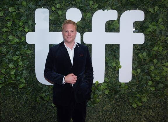 Toronto International Film Festival - The Electric Life of Louis Wain Premiere September 11, 2021, Toronto, on, Canada: Producer Adam Ackland poses for a photograph on the red carpet for the film The Electrical Life of Louis Wain during the Toronto International Film Festival in Toronto on, Saturday, September 11, 2021. Toronto Canada - ZUMAc35_ 20210911_zaf_c35_152 Copyright: xTijanaxMartinx