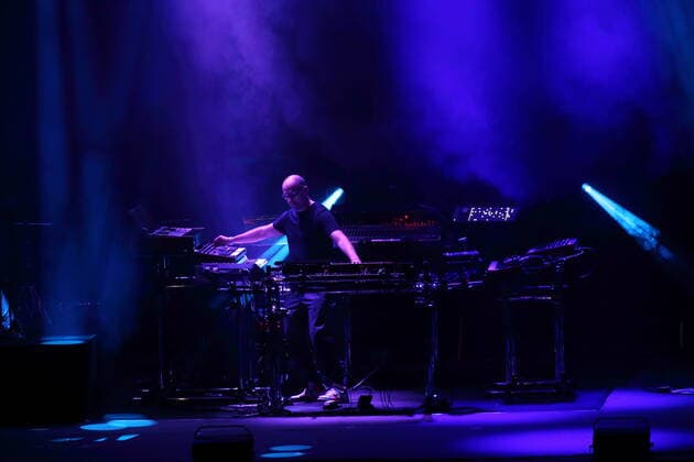 Christopher von Deylen aka Schiller at a concert at the Waldbühne in Berlin, 11 September 2021 Schiller concert Waldbühne