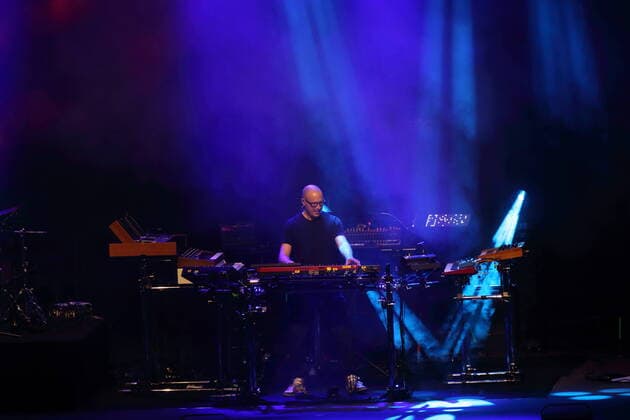 Christopher von Deylen aka Schiller at a concert at the Waldbühne in Berlin, 11 September 2021 Schiller concert Waldbühne