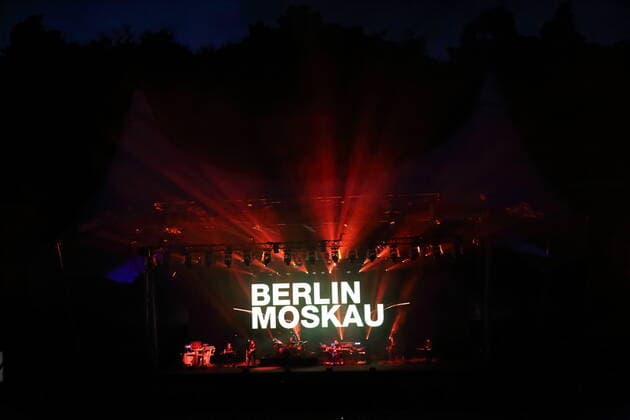Christopher von Deylen aka Schiller at a concert at the Waldbühne in Berlin, 11 September 2021 Schiller concert Waldbühne