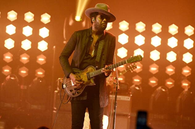 Sept. 11, 2021 - Las Vegas, Nevada, U.S. - Musician GARY CLARK JR performs at The Theater at Virgin Hotels Las Vegas on September 11, 2021 in Las Vegas. Las Vegas USA - ZUMAbk3_ 20210911_zaf_bk3_027 Copyright: xDavidxBeckerx