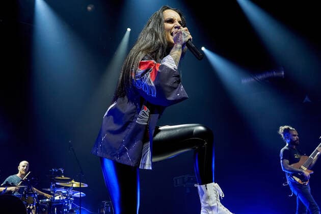 Jinjer Konzert in Moskau September 10, 2021, Moscow, Russia: Tatiana Shmaylyuk of Jinjer band performs live on stage at the 1930 Moscow. Moscow Russia - ZUMAs197 20210910_zaa_s197_507 Copyright: xMihailxSiergiejeviczx