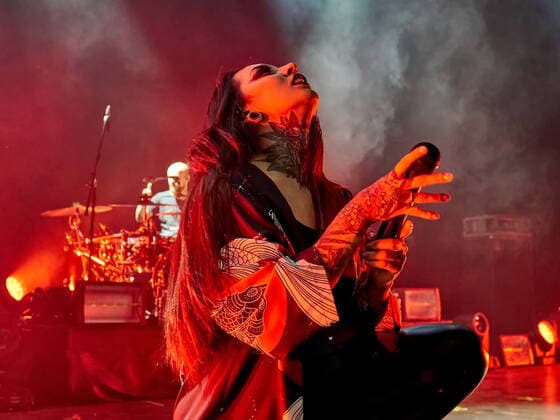 Jinjer Konzert in Moskau September 10, 2021, Moscow, Russia: Tatiana Shmaylyuk of Jinjer band performs live on stage at the 1930 Moscow. Moscow Russia - ZUMAs197 20210910_zaa_s197_508 Copyright: xMihailxSiergiejeviczx