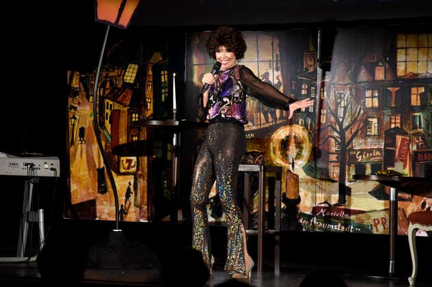 Cornelia Corba with her concert show Die Schwabinger Gisela at the Kleines Theater Haar, 11 09 2021 Foto:xS.xAdamx xFuturexImage