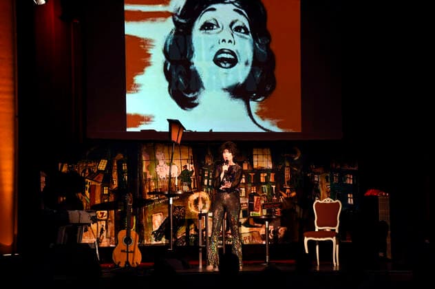 Cornelia Corba with her concert show Die Schwabinger Gisela at the Kleines Theater Haar, 11 09 2021 Foto:xS.xAdamx xFuturexImage