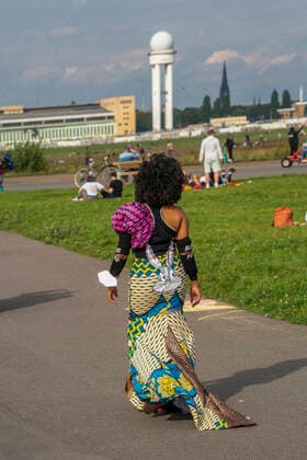 Streetware Cat Walk of the socially economic utopia in the context of the Berlin Fashion Week at Tempelhofer Feld Streetware Cat Walk of the socially economic utopia in the context of the Berlin Fashion Week at Tempelhofer Feld