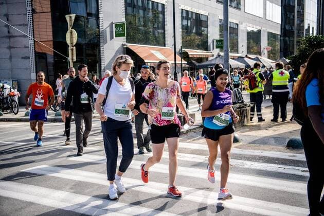 Bilder des Jahres 2021, Entertainment 09 September Entertainment Themen der Woche KW36 Entertainment Bilder des Tages Edition 2021, of the 20 km of Brussels. To participate. Queen Mathilde took part this Sunday in the 20kms of Brussels. She completed the course by walking. ATHLETISME : 20km de Bruxelles - 12 09 2021 PhotoNews Panoramic  PhotoNews Panoramic
