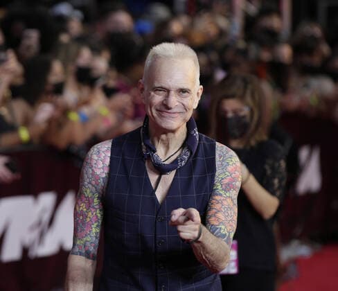 David Lee Roth arrives on the red carpet at the 38th annual MTV Video Music Awards at Barclays Center in New York City on Sunday, September 12, 2021.  NYP20210912131 JOHNxANGELILLO