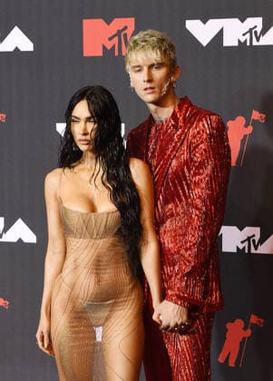 June 8, 2017, New York, NY, USA: Megan Fox, Machine Gun Kelly attends the 2021 MTV Video Music Awards at Barclays Center on September 12, 2021 in the Brooklyn borough of New York City. New York USA - ZUMAs181 20170608_zea_s181_067 Copyright: xImagespacex