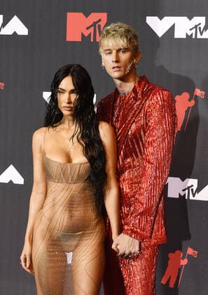 June 8, 2017, New York, NY, USA: Megan Fox, Machine Gun Kelly attends the 2021 MTV Video Music Awards at Barclays Center on September 12, 2021 in the Brooklyn borough of New York City. New York USA - ZUMAs181 20170608_zea_s181_068 Copyright: xImagespacex