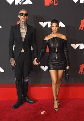 June 8, 2017, New York, NY, USA: Travis Barker, Kourtney Kardashian attend the 2021 MTV Video Music Awards at Barclays Center on September 12, 2021 in the Brooklyn borough of New York City. New York USA - ZUMAs181 20170608_zea_s181_112 Copyright: xImagespacex