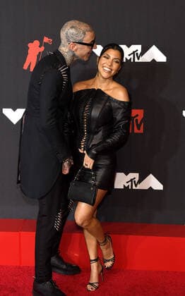 June 8, 2017, New York, NY, USA: Travis Barker, Kourtney Kardashian attend the 2021 MTV Video Music Awards at Barclays Center on September 12, 2021 in the Brooklyn borough of New York City. New York USA - ZUMAs181 20170608_zea_s181_108 Copyright: xImagespacex