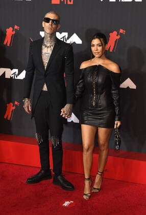 June 8, 2017, New York, NY, USA: Travis Barker, Kourtney Kardashian attend the 2021 MTV Video Music Awards at Barclays Center on September 12, 2021 in the Brooklyn borough of New York City. New York USA - ZUMAs181 20170608_zea_s181_101 Copyright: xImagespacex
