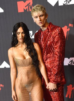 June 8, 2017, New York, NY, USA: Megan Fox, Machine Gun Kelly attend the 2021 MTV Video Music Awards at Barclays Center on September 12, 2021 in the Brooklyn borough of New York City. New York USA - ZUMAs181 20170608_zea_s181_157 Copyright: xImagespacex