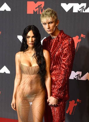 June 8, 2017, New York, NY, USA: Megan Fox, Machine Gun Kelly attend the 2021 MTV Video Music Awards at Barclays Center on September 12, 2021 in the Brooklyn borough of New York City. New York USA - ZUMAs181 20170608_zea_s181_156 Copyright: xImagespacex