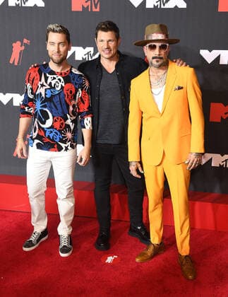 June 8, 2017, New York, NY, USA: Lance Bass, Nick Lachey, AJ McLean attends the 2021 MTV Video Music Awards at Barclays Center on September 12, 2021 in the Brooklyn borough of New York City. New York USA - ZUMAs181 20170608_zea_s181_146 Copyright: xImagespacex